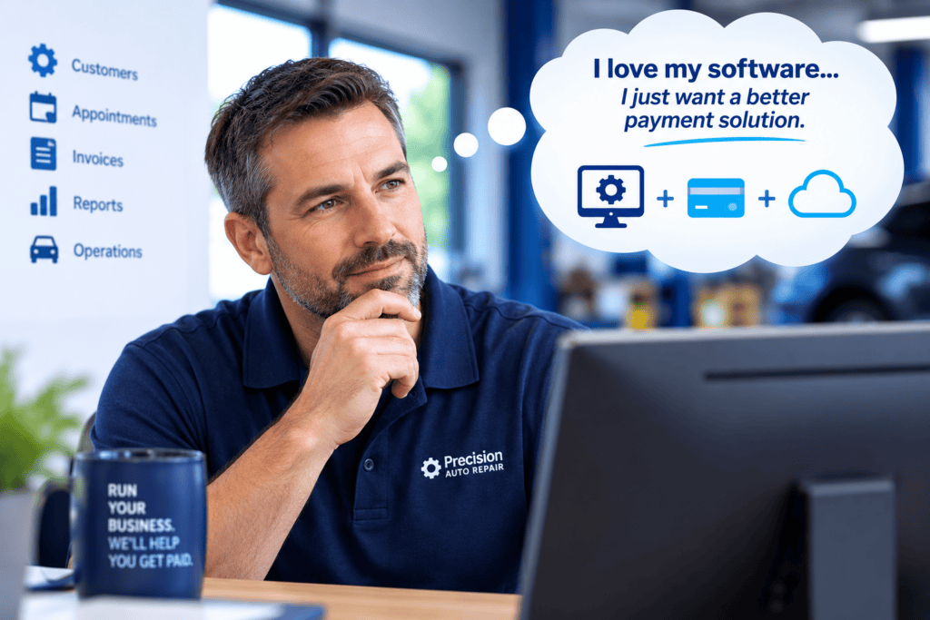 Image of a Business Owner thing of Connected Software Payment Processing Options